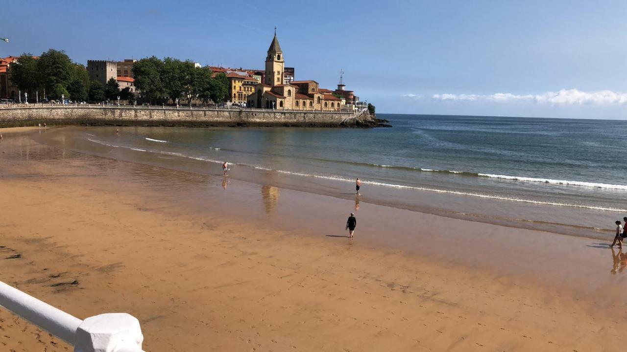 Apartamento Playa San Lorenzo Хихон Екстериор снимка